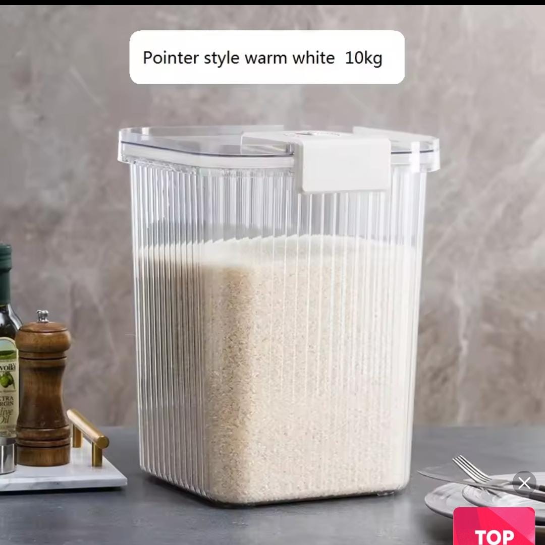 Acrylic big size cereal container Size