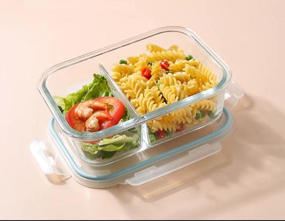 High borosilicate Glass food containers 
1050ml