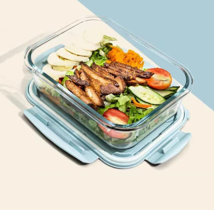 High borosilicate Glass food containers 
1050ml