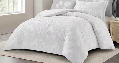 Marble and tufted duvet cover