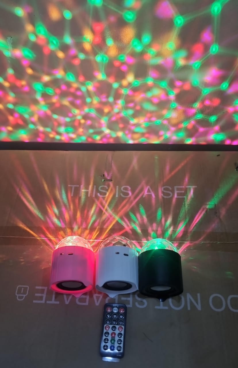 RECHARGEABLE Portable controlled bluetooth speaker mini music magic lamp 6w