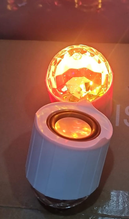 RECHARGEABLE Portable controlled bluetooth speaker mini music magic lamp 6w