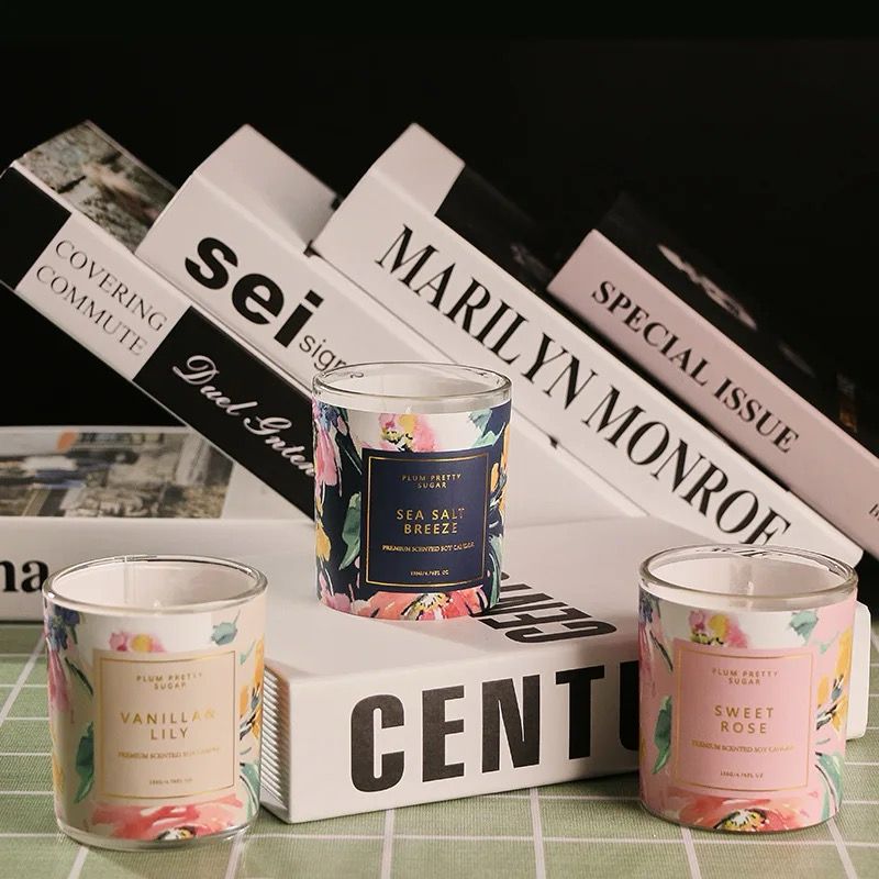 Botanical Scents Aromatherapy Scented Candles (set of 3)