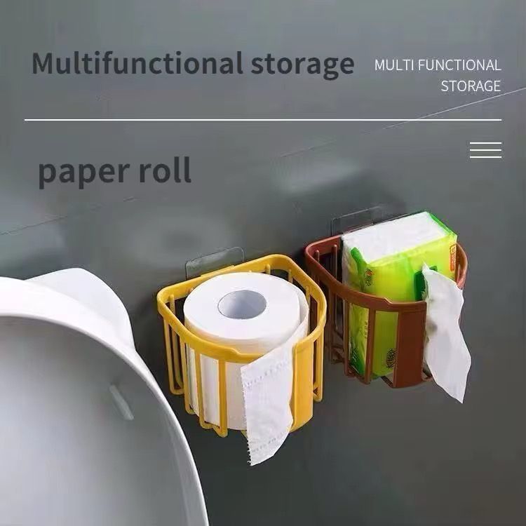 Punch-Free Toilet Paper Holder