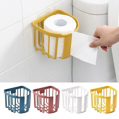 Punch-Free Toilet Paper Holder