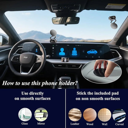 Magnetic smart cell phone holder,