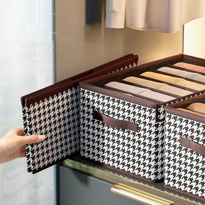 Multifunction Trouser Jeans Organizer For Closet 7 Grids