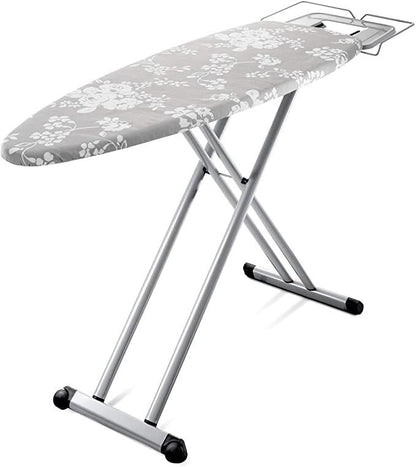 Ironing Board with Heat Resistant Cover, Large Adjustable Height Folding Ironing Board