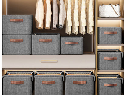Collapsible Fabric Jeans Wardrobe Organizer with a Cover