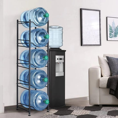 Carbon Steel Water Bottle Holder Racks Organizer Storage