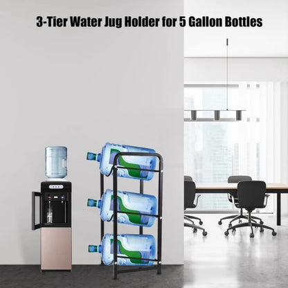Carbon Steel Water Bottle Holder Racks Organizer Storage