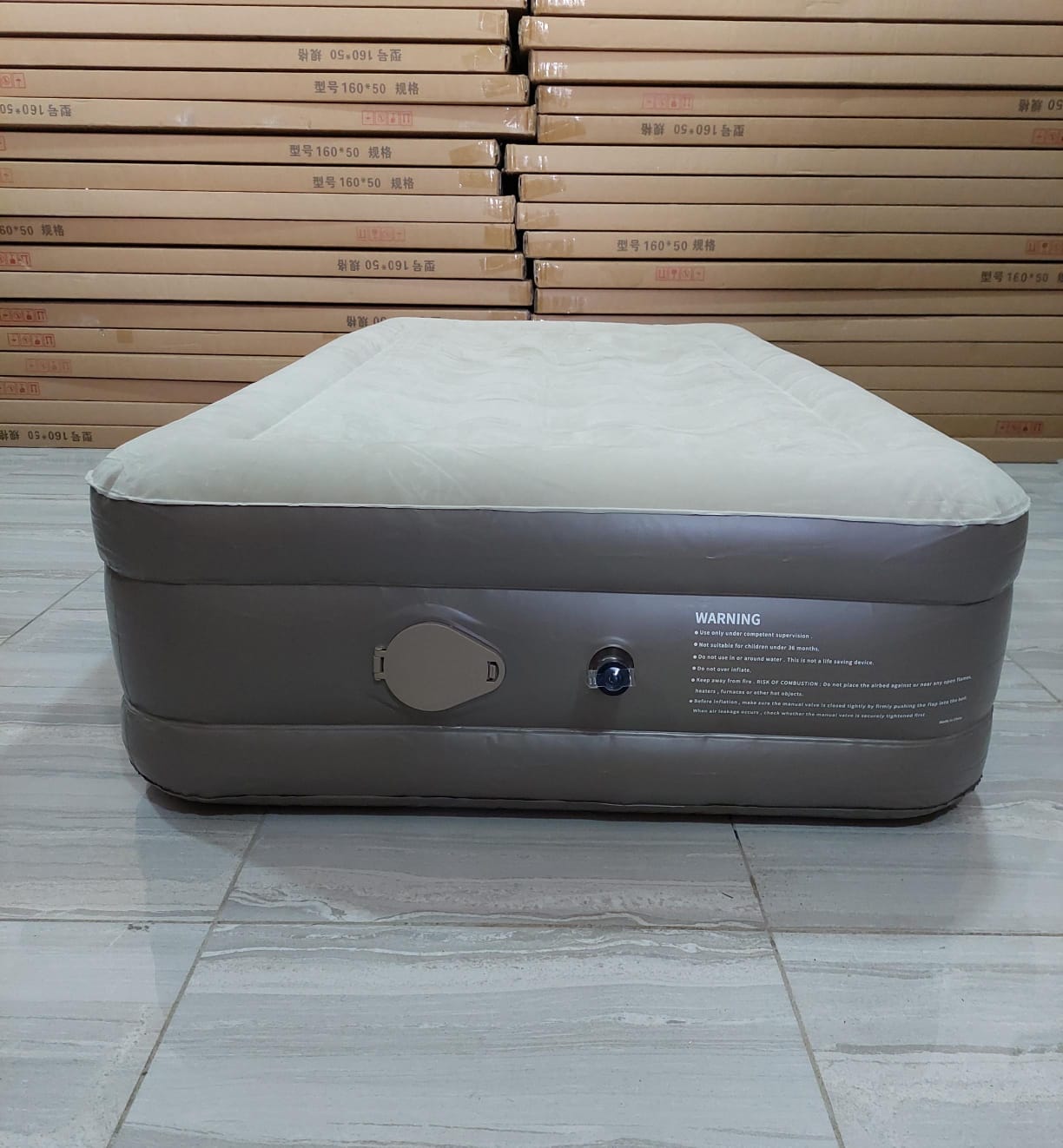 Inflatable Queen Size Airbed Air Mattress with in built Pump