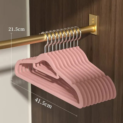 10pcs velvet hangers
