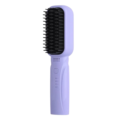 Rechargeable Portable Cordless Hair Straightener Brush