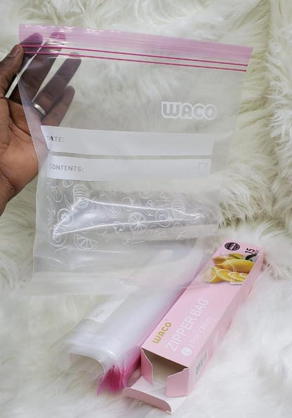 3 sets Silicone ziplock Fridge bags