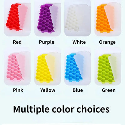 Reusable honeycomb silicone icecube mould