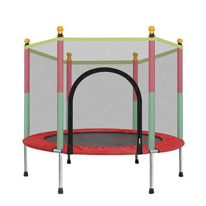 Indoor Trampoline with Safety Net and Safety Cushion Portable Trampolines