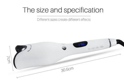 Hair spin and curl tool