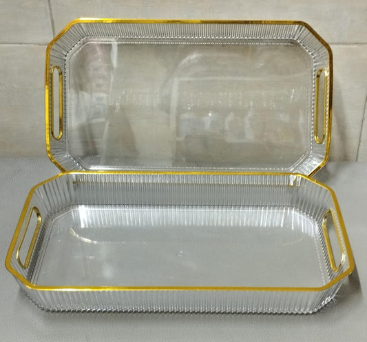 2PCS Nordic Multipurpose Rectangular Storage Tray