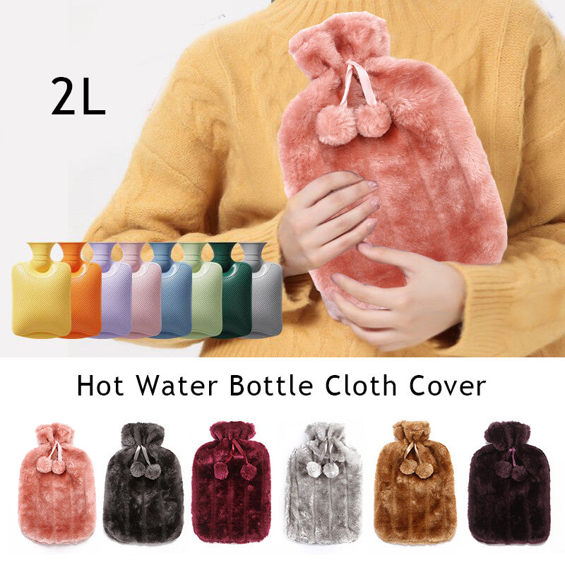 Hot Water Bottle with Cover – 2L Capacity