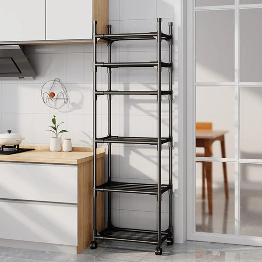 Multipurpose Kitchen Storage Rack with Wheels