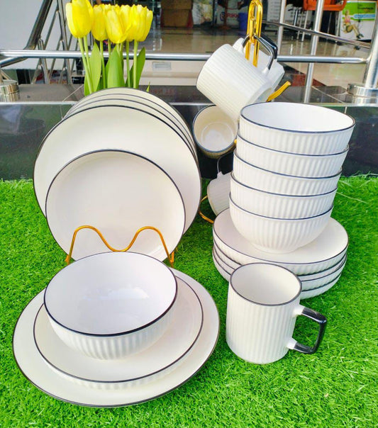 24-Piece Japanese Dinner Set