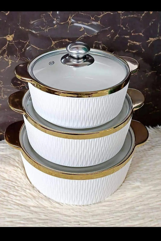 3-Piece Ceramic Serving Dish Set
