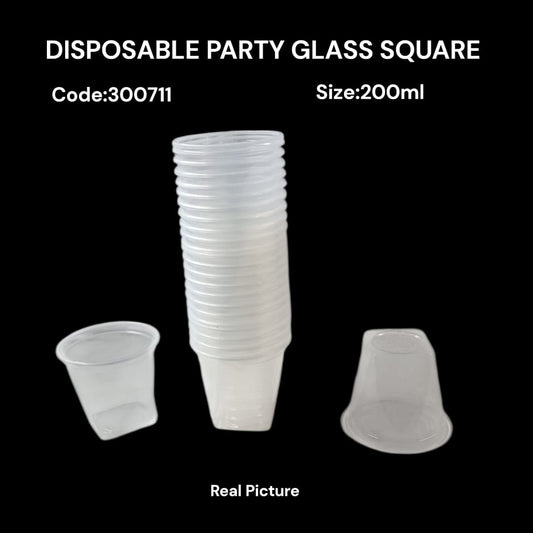Party Glass Clear – 200ml (25pcs Pack)