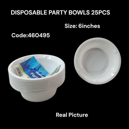 Disposable Party Bowls – Round (25PCS)