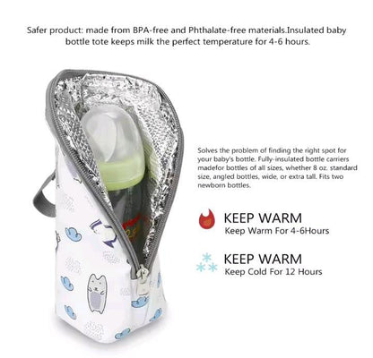 Insulated Milk Bottle Bag Baby Bottle Thermal Insulated Bag