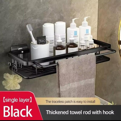 Metallic bathroom/sink caddy