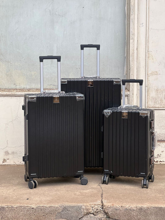 3 IN 1 LAXURIOUS MANAGERIAL BOSSY Aliminium flame zippless SUITCASE BRIEFCASE TRAVEL BAG