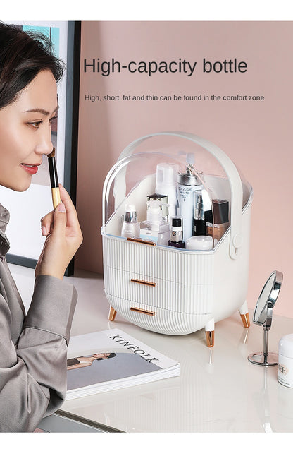 Luxury big capacity cosmetic storage box