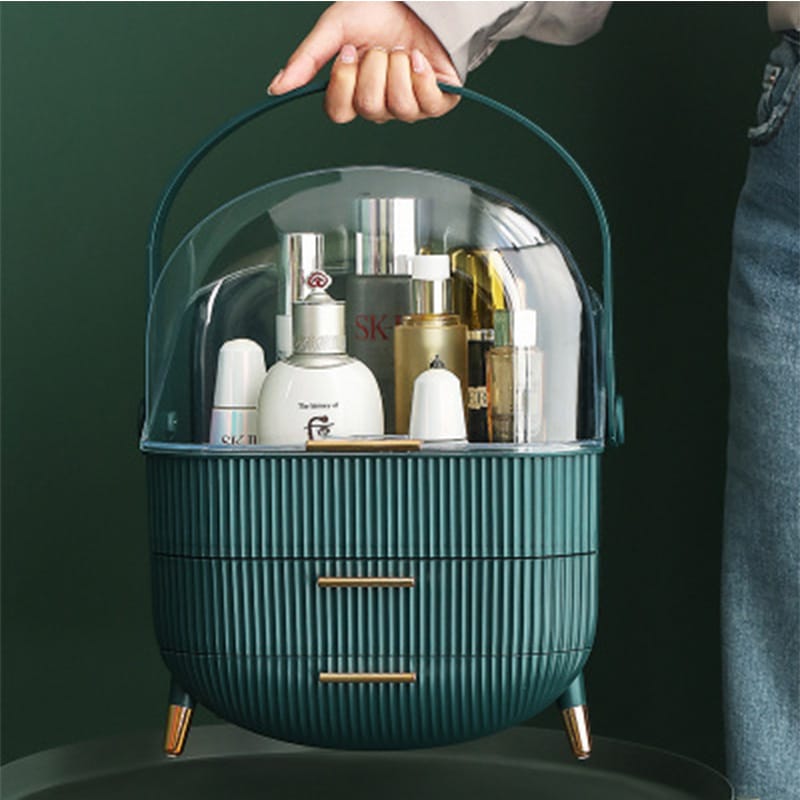 Luxury big capacity cosmetic storage box