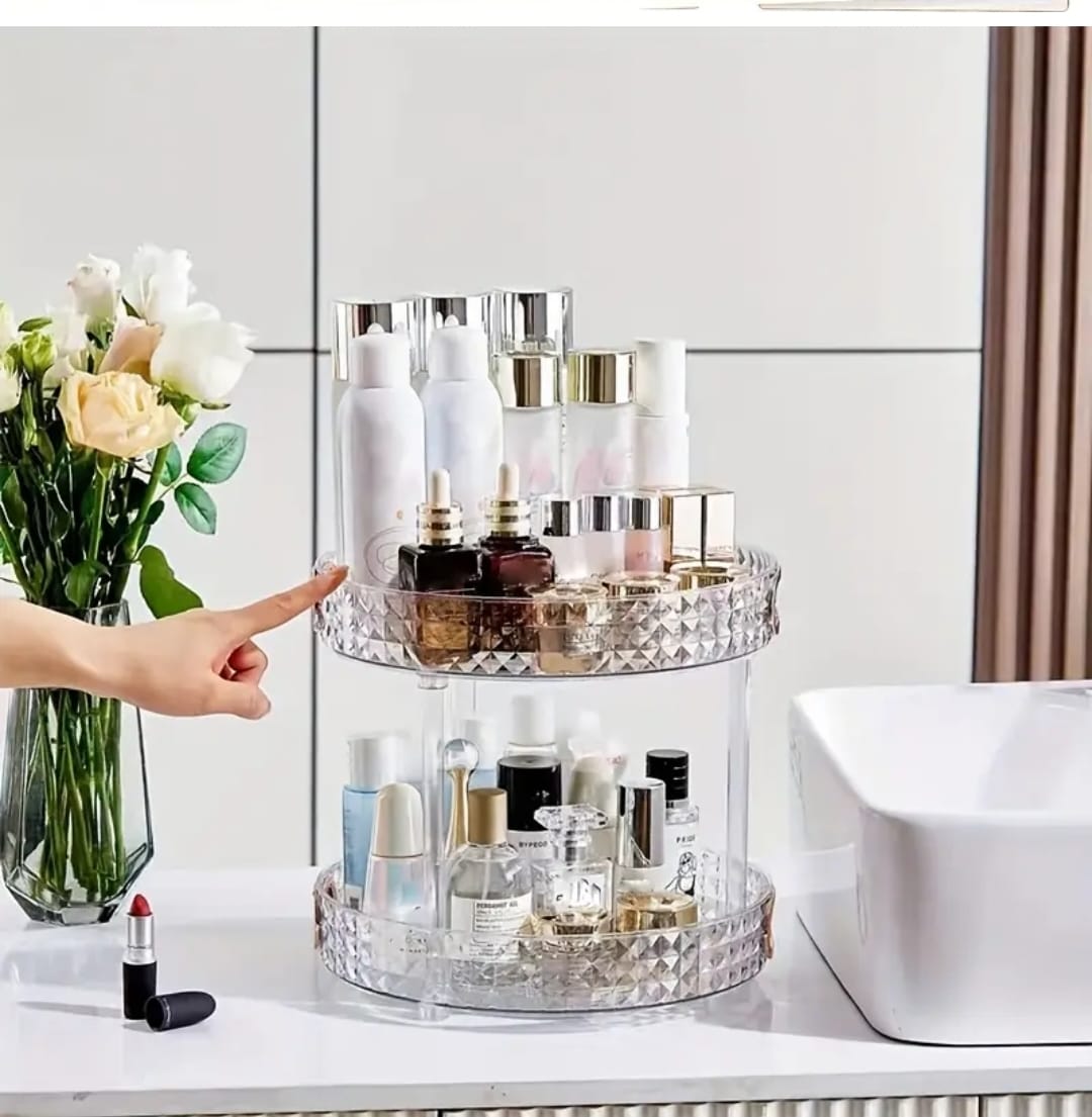 2-Tier Diamond pattern  Rotating Lazy Susan