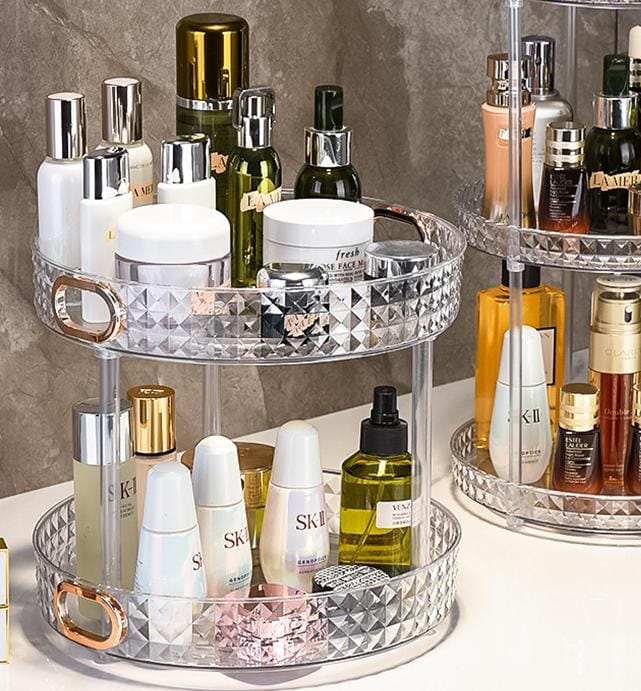 2-Tier Diamond pattern  Rotating Lazy Susan
