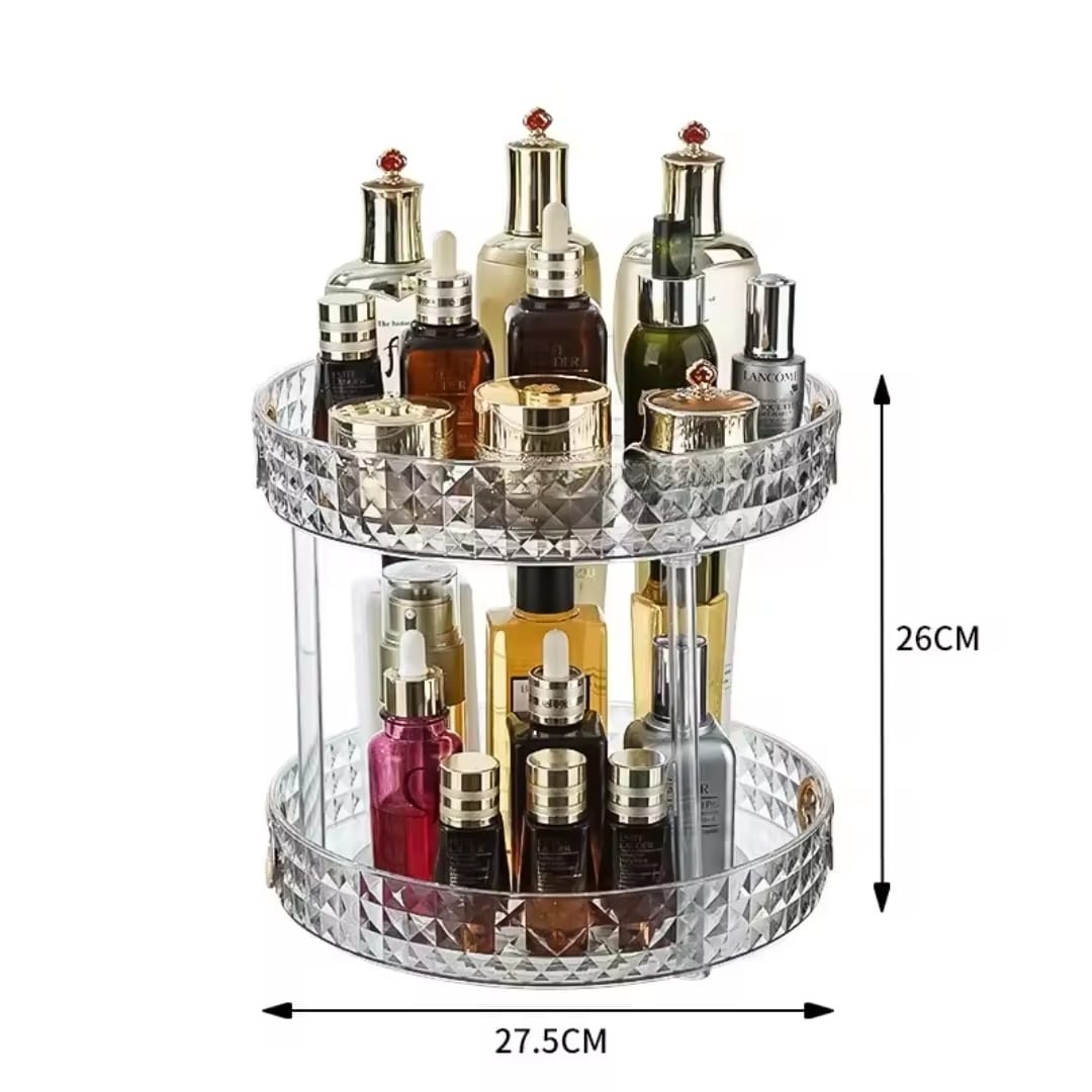 2-Tier Diamond pattern  Rotating Lazy Susan