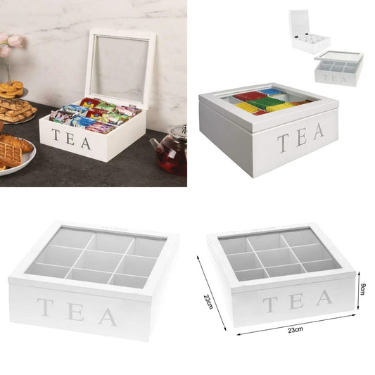 Bamboo Teabag Organizer