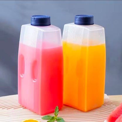 2L High-temperature Resistant Thickened Cold Water Bottle (plastic) 2pcs