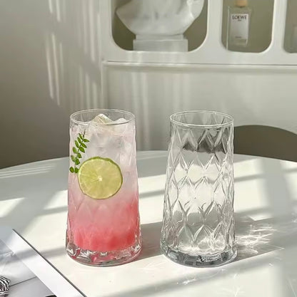6pcs Diamond rhobus multifunctional glass cups