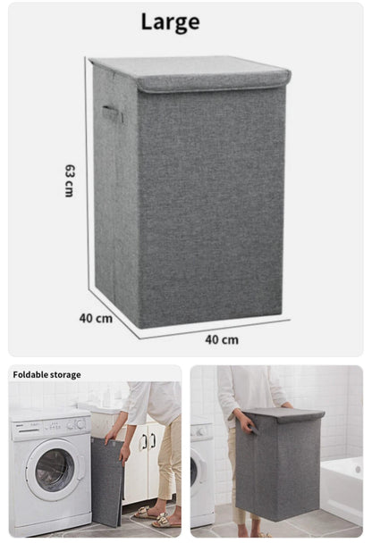 Large capacity laundry basket & Duvet storage