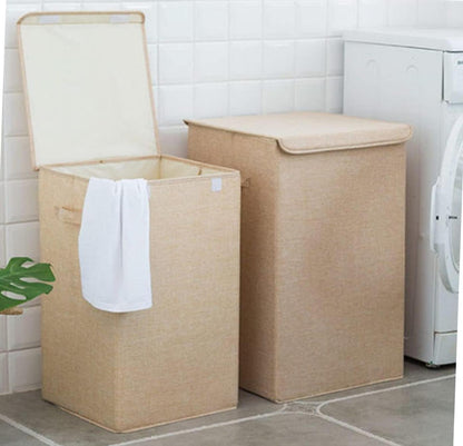 Large capacity laundry basket & Duvet storage