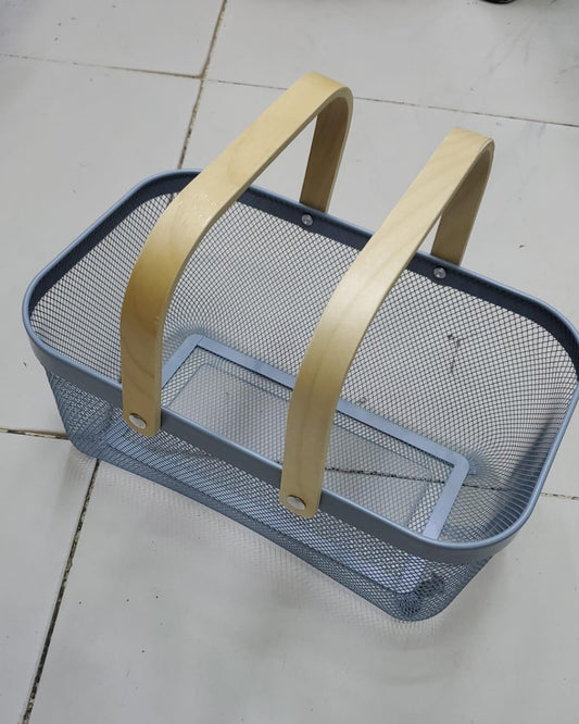 Storage/fruit basket with handles 1pc