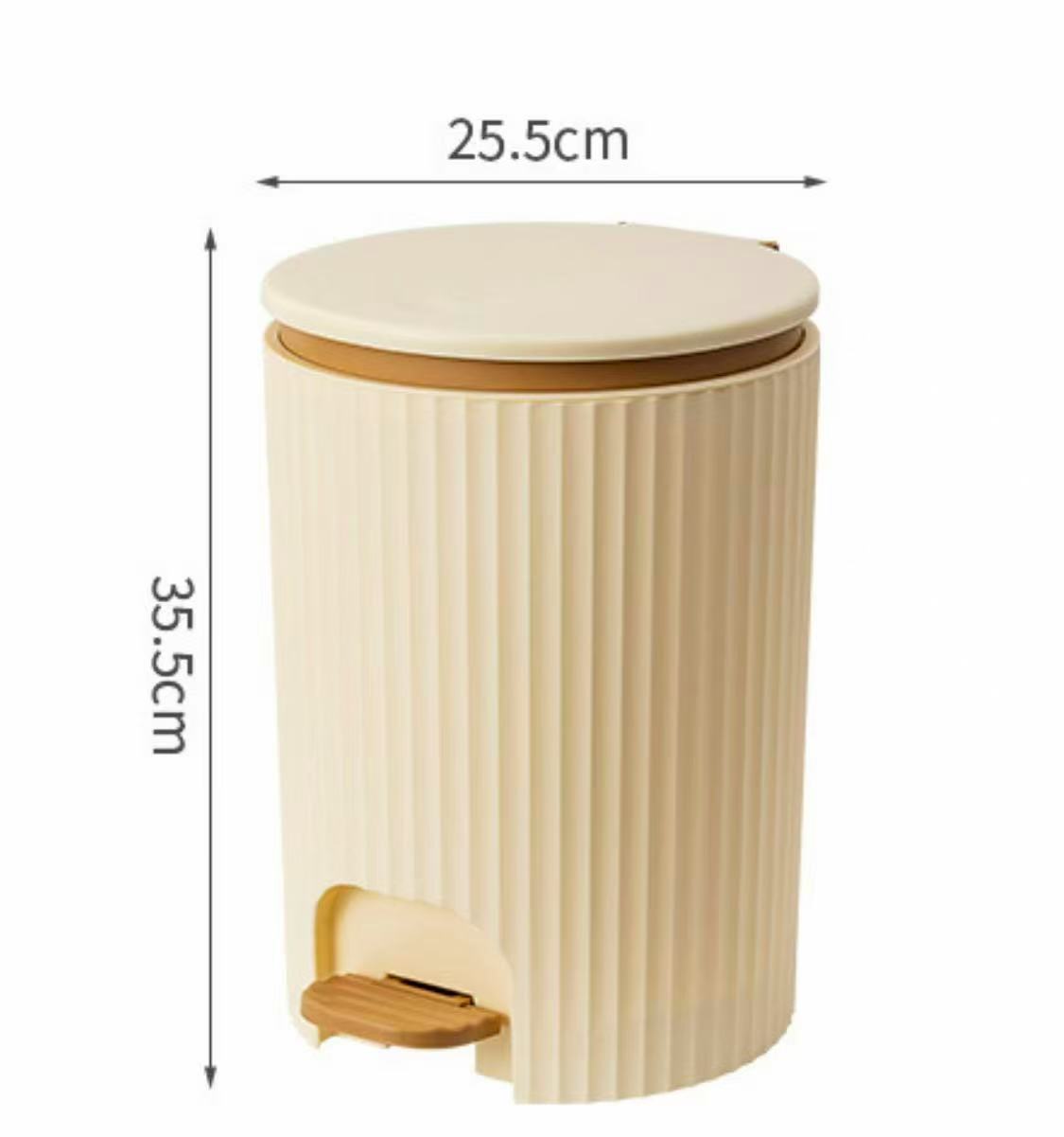 Foot Pedal push dustbin/trash can hard plastic