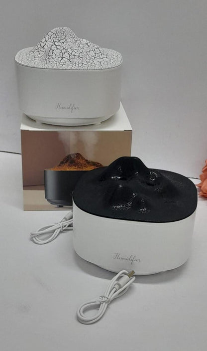 Ultrasonic volcano like Aroma diffuser humidifier
