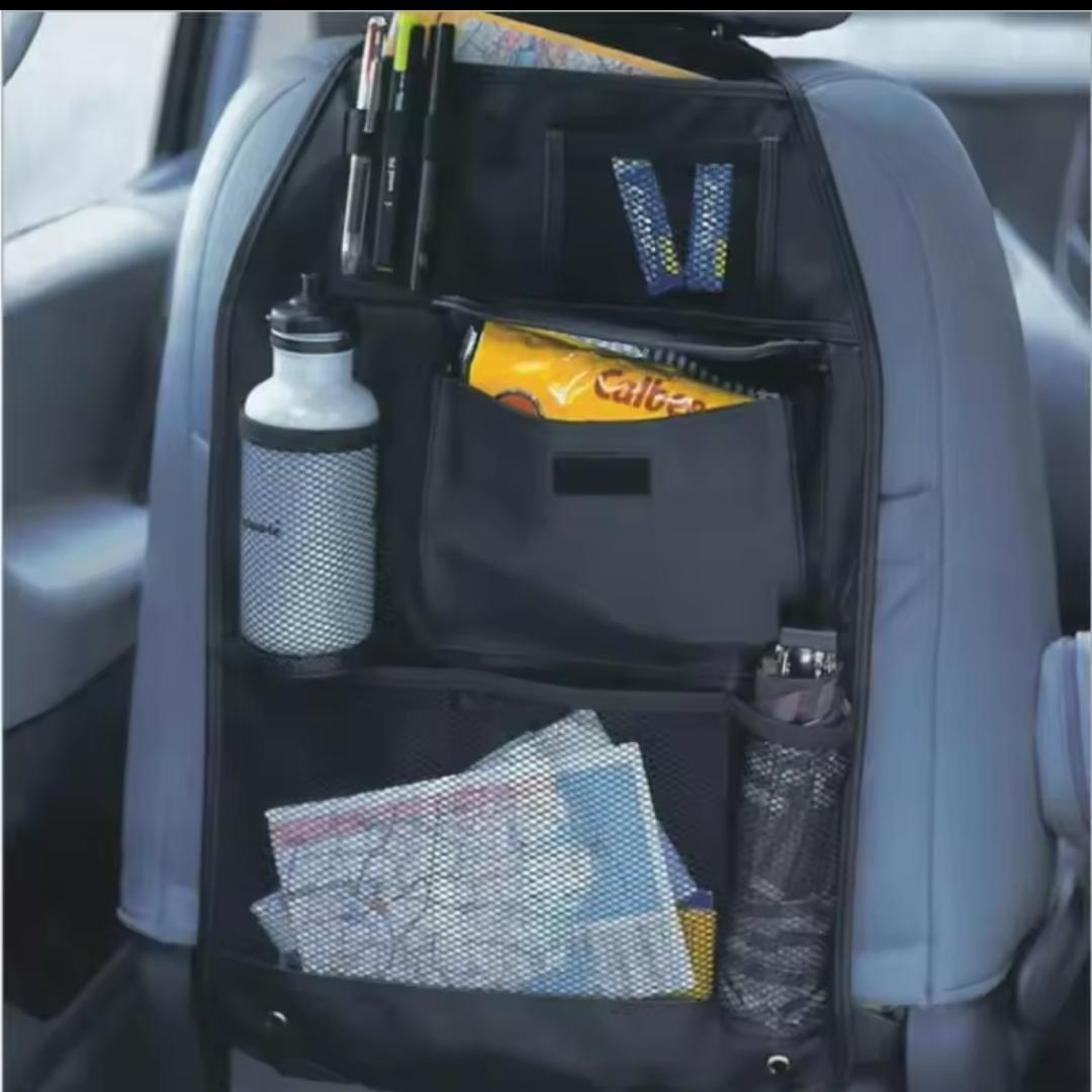 Multifunctional car back seat organizer