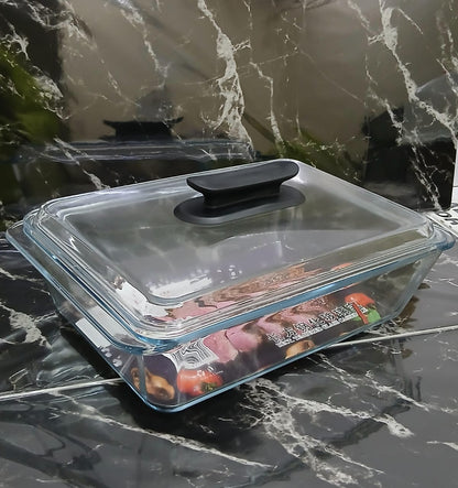 Casserole baking /storage tin with lid 1pc