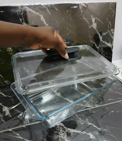 Casserole baking /storage tin with lid 1pc