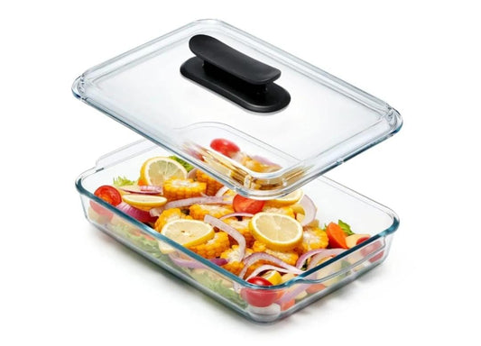 Casserole baking /storage tin with lid 1pc