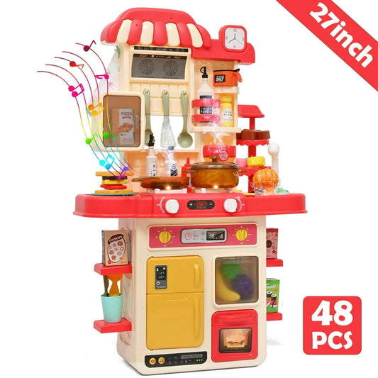 48Pcs Kitchen Playset for Boys & Girls